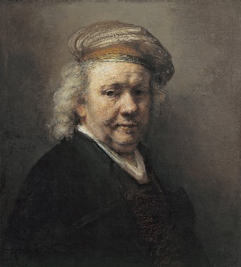 The final self-portrait by Rembrandt van Rijn.